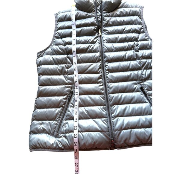 Fuchs Schmitt Gray Down Puffer Vest Full Zip Womens Size 12 - Picture 6 of 11